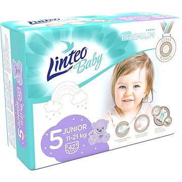 

LINTEO Baby Prémium JUNIOR (11–21 kg) 42 ks