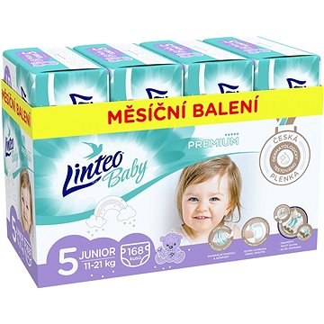 

LINTEO Baby Prémium JUNIOR (11–21 kg) 168 ks