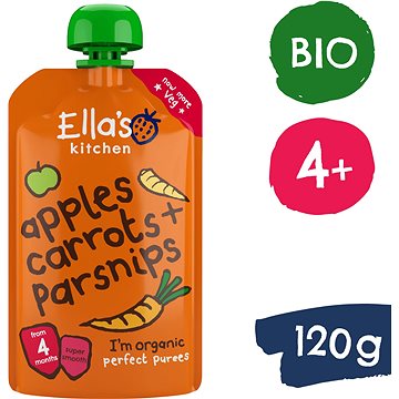 

Ella's Kitchen BIO Mrkev, jablko a pastinák 120 g