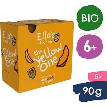 

Ella's Kitchen BIO Yellow One ovocné pyré s banánem 5× 90 g