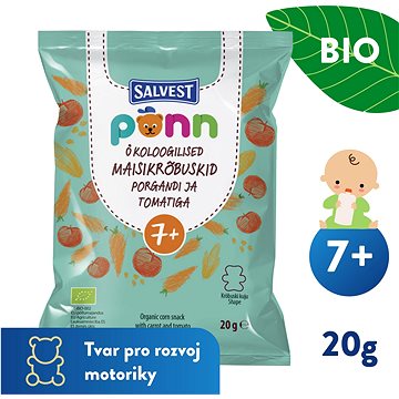 SALVEST Ponn BIO Rajčatové křupky (20 g) - Křupky pro děti