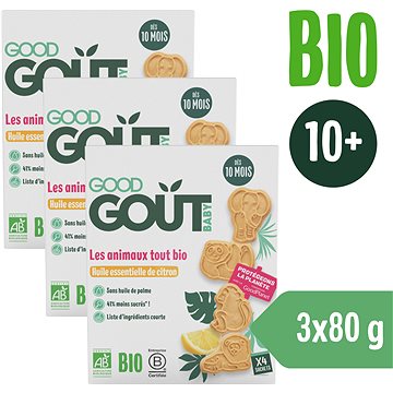 

Good Gout BIO Citronová zvířátka (3× 80 g)