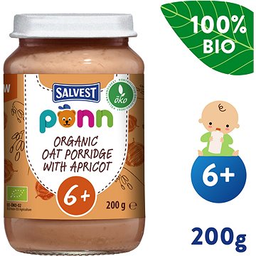 

SALVEST Ponn BIO Meruňky s ovesnými vločkami (200 g)