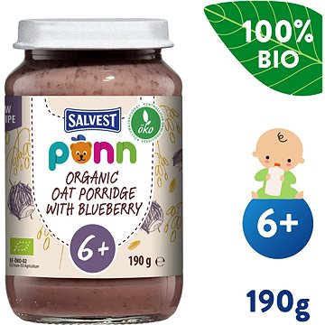 

SALVEST Ponn BIO Borůvky s ovesnými vločkami (190 g)