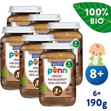 

SALVEST Ponn BIO Hovězí maso s pohankou a zeleninou (6× 190 g)