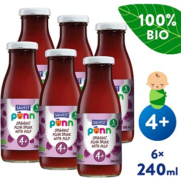 

SALVEST Ponn BIO Švestková šťáva s dužinou (6× 240 ml)
