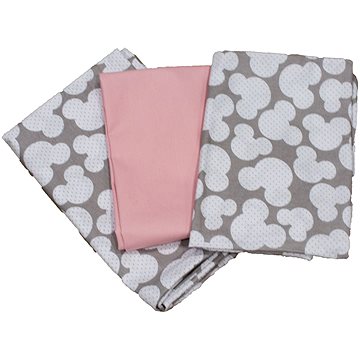 

BabyTýpka 3-dílná sada povlečení - Mickey pink