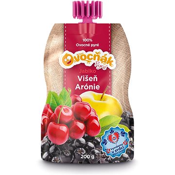 

Ovocňák pyré jablko-višeň-aronie 200 g