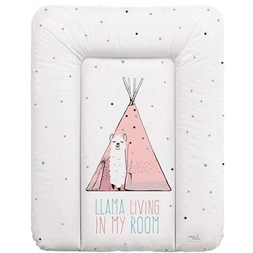 

Ceba přebalovací podložka na komodu měkká 70 × 50 cm, Lolly Polly Lama Ceba