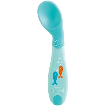 

Chicco lžička se zahnutou špičkou 8 m+, chlapec