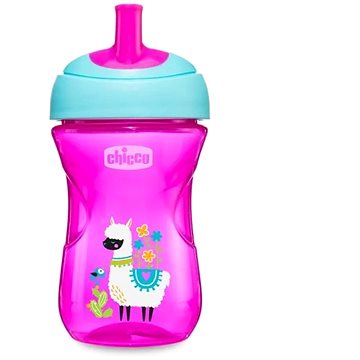 

Chicco hrneček Advanced s brčkovým náustkem 266 ml, růžový 12 m+