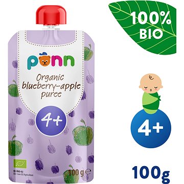 

SALVEST Ponn BIO Jablko s borůvkami (100 g)