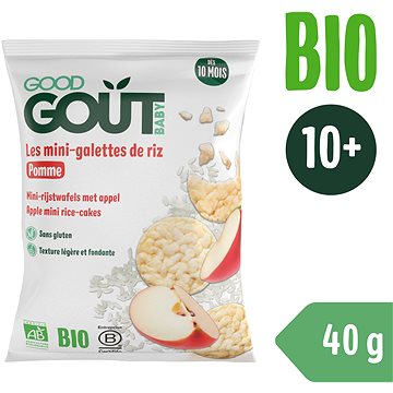 

Good Gout BIO Mini rýžové koláčky s jablky (40 g)