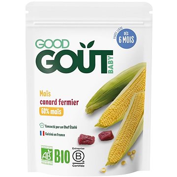

Good Gout BIO Kukuřice s kachním masem (190 g)