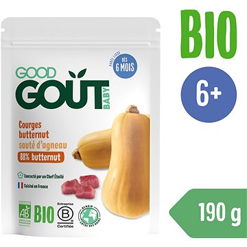 

Good Gout BIO Máslová dýně s jehněčím masem (190 g)