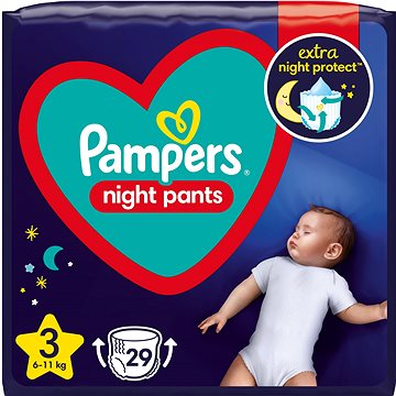 PAMPERS Night Pants vel. 3 (29 ks) - Plenkové kalhotky