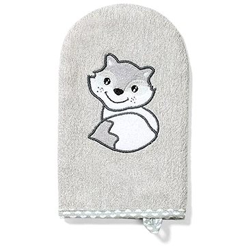 

BabyOno bambusová žínka liška 21 × 12 cm, šedá
