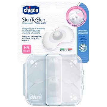 

Chicco chránič bradavek skintoskin silikon 2 ks, M/L