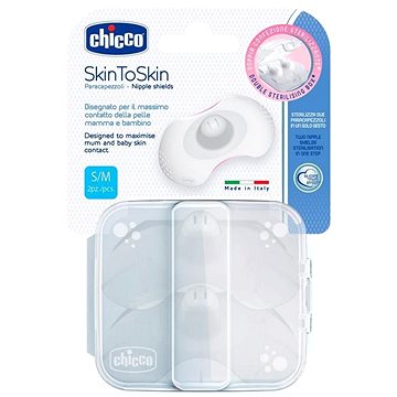 

Chicco chránič bradavek skintoskin silikon 2 ks, S/M