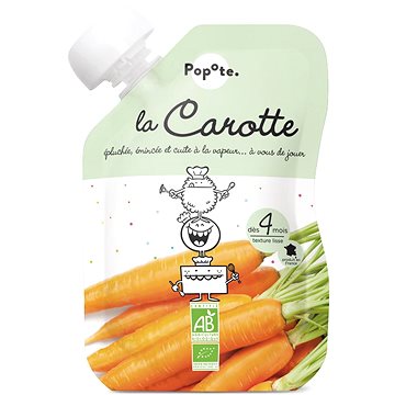 

POPOTE BIO mrkev 120 g