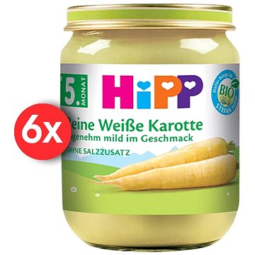 

HiPP BIO Bílá mrkev 6× 125 g