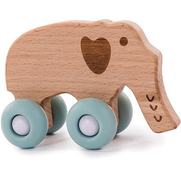 

Bo Jungle B-Woody Elephant Pastel Blue