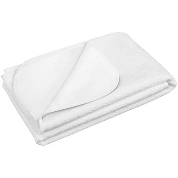 

AKUKU nepromokavá podložka froté 60 × 120 cm, bílá