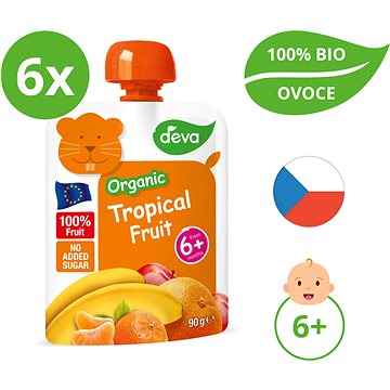 

DEVA bio tropické ovoce 6×90 g