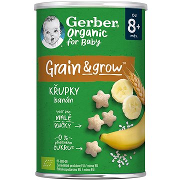 

GERBER Organic křupky banánové 35 g