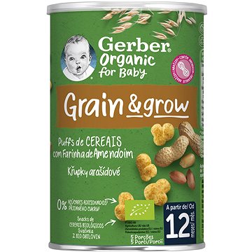 

GERBER Organic křupky arašídové 35 g