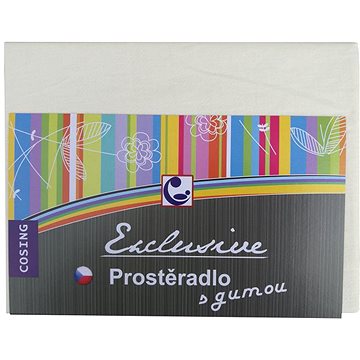 

COSING Bavlněné prostěradlo 120 × 60 cm béžová
