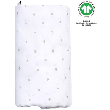 

MOTHERHOOD mušelínová plena BIO XXL Grey and Black Dots, 130 × 130 cm