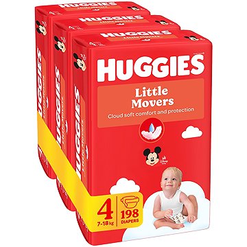 

HUGGIES Little Movers Mega 4 (198 ks)