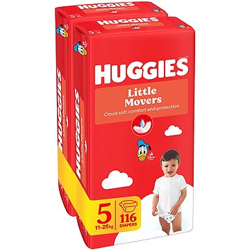 

HUGGIES Little Movers Mega 5 (116 ks)