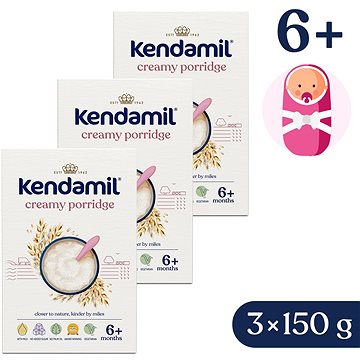 

Kendamil mléčná krémová ovesná kaše (3× 150 g)