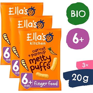 

Ella's Kitchen BIO křupky mrkev a pastinák (3× 20 g)