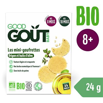 

Good Gout BIO wafle s oregánem a olivovým olejem (24 g)