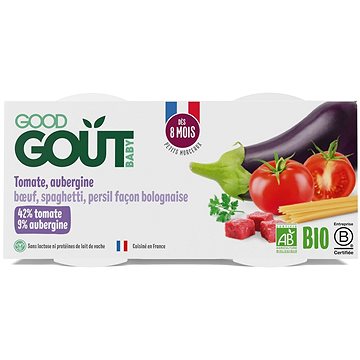 

Good Gout BIO Špagety s lilkem a hovězím masem (2×190 g)