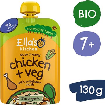 

Ella's Kitchen BIO Kuřátko s kukuřičnou kaší 130 g