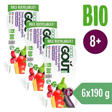 

Good Gout BIO Špagety s lilkem a hovězím masem 3× (2×190 g)