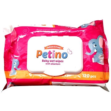 

PETINO vlhčené ubrousky s allantoinem 120 ks