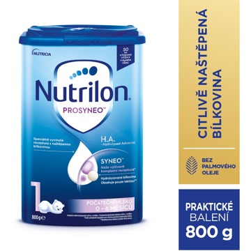 

Nutrilon 1 Prosyneo H.A. počáteční od narození 800 g