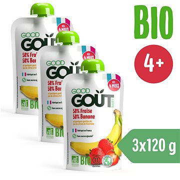 

Good Gout BIO Jahoda s banánem 3x 120 g