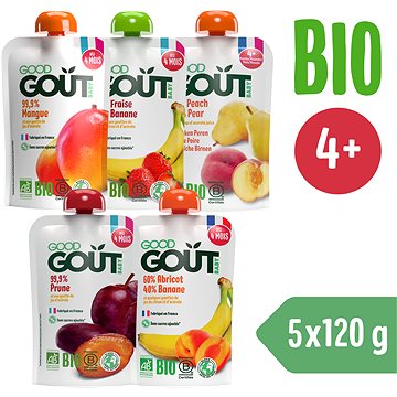 

Good Gout BIO Kapsičky moje první ovoce (5× 120 g)