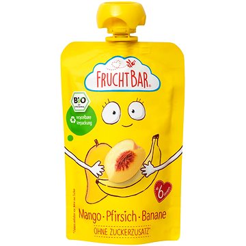 

FruchtBar BIO ovocná kapsička s banánem, broskví a mangem 100 g