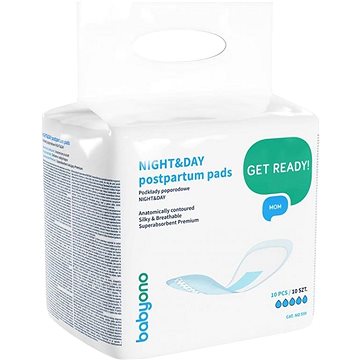 

BabyOno jednorazové poporodní vložky Night&Day 10 ks