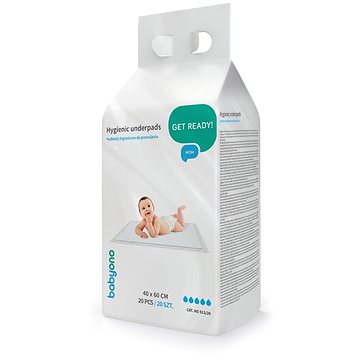 

BabyOno hygienické podložky 40 × 60 cm 20 ks