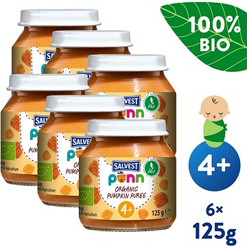 

SALVEST Ponn BIO Dýňové pyré 6× 125 g