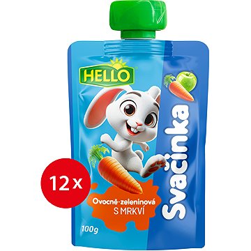 

HELLO ovocná kapsička s mrkví 12× 100 g