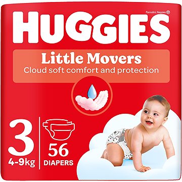 

HUGGIES Little Movers vel. 3 Jumbo (56 ks)